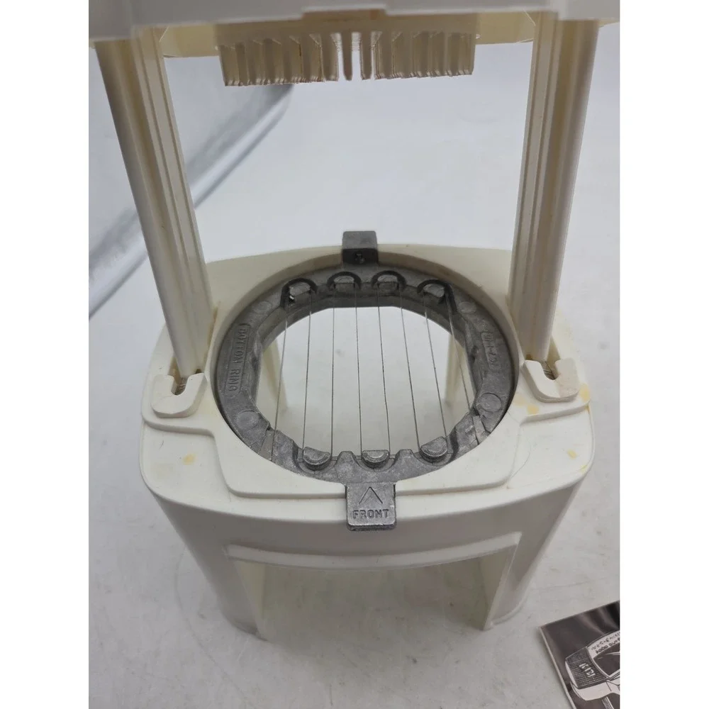 Vintage Veg-O-Matic Food Cutter With Box and Manual - Missing one Blade